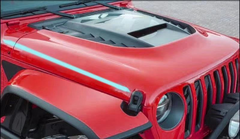 Jeep Wrangler JL STM Style Functional Ram Air Hood